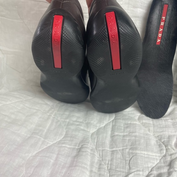 Prada Men's Leather Clogs Slip On - Picture 3 of 7